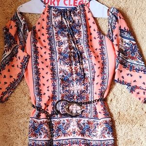 Wrangler Peep Shoulder Lined Dress